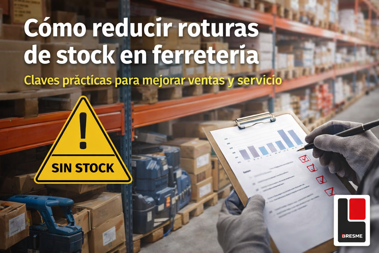 Como reduzir ruturas de stock em lojas de ferragens: chaves práticas 